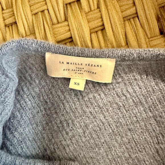 Sezane Gaspard Cardigan XS in Vintage Blue - Picture 4 of 4